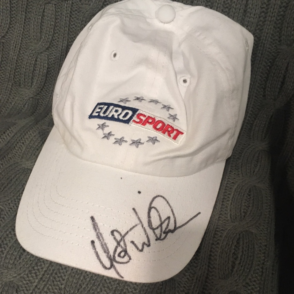 Mats Wilander Signed Hat Autographed Tennis